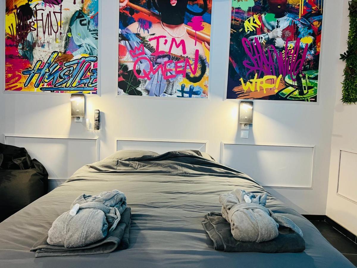 דואי Capsule Street Art - Sauna- Jacuzzi - Playstation 5 - Billard - Netflix - Home Cinema - Terrasse מראה חיצוני תמונה